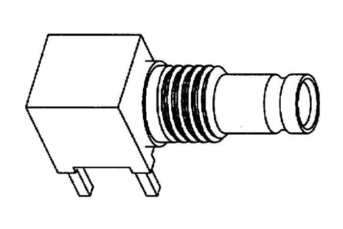 102-909-02 - CONNECTEUR 1.0/2.3 JACK R/A 50 OHM PCB