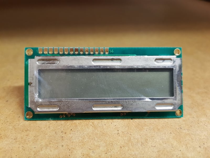 EA-H16015AR - AFFICHEUR LCD 1 LIGNE 16 CARACTERES