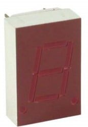 5082-7760 - AFFICHEUR 7 SEG. DÉCIMAL ROUGE 10.9MM