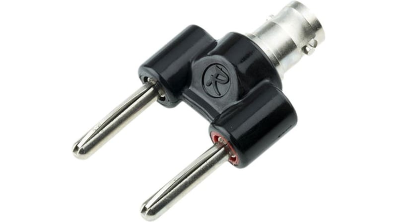 R191455000 - Connector Adapter, BNC Coaxial, 1-Way, Flange, Banana - 4mm, 2-Way, Male Connector