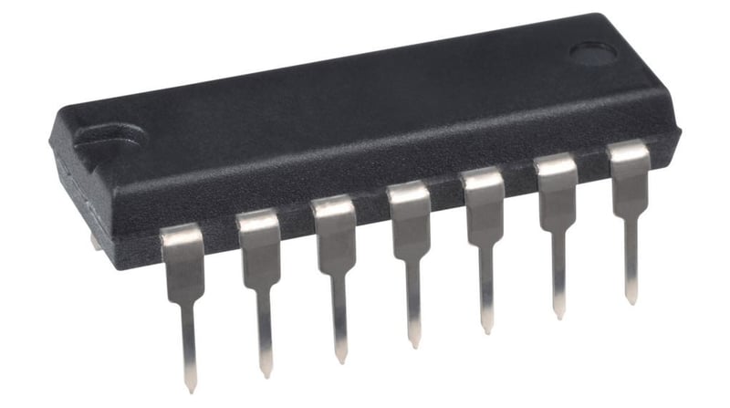 DS14C89AN -  Circuit intégré d'interface RS-232 QUAD CMOS RECEIVER