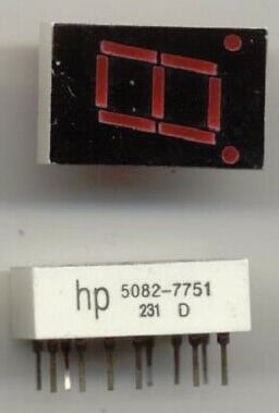 5082-7751 - AFFICHEUR 7 SEGMENTS