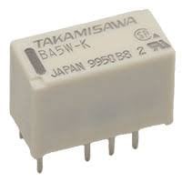 BA5W-K MINIATURE RELAY MINIATURE RELAY 2 POLES—1 to 2 A (FOR SIGNAL SWITCHING)