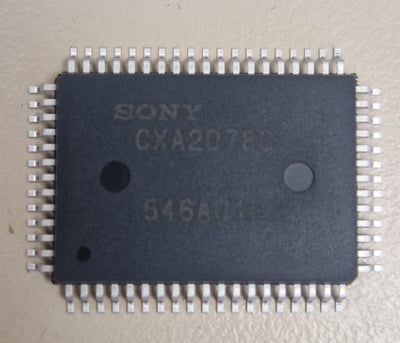 CXA2078Q - 12-channel I²C bus-compatible audio/video switch, QFP64