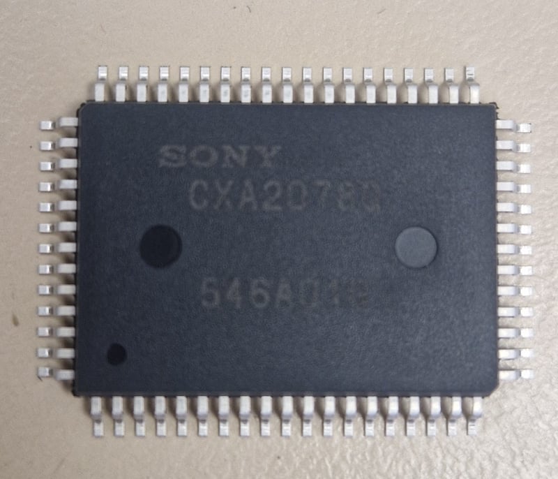 CXA2078Q - 12-channel I²C bus-compatible audio/video switch, QFP64