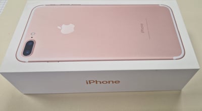 Boite vide originale pour Iphone 7 Plus- 32Go rose gold