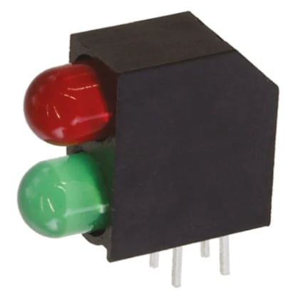 553-0212 - INDICATEUR LED VERT & ROUGE 3MM