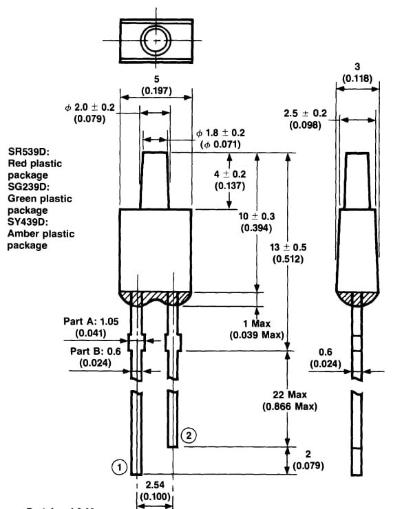 SR539D - LED ROUGE