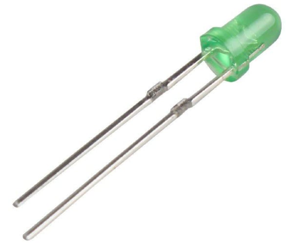 LT3K43W - LED VERTE 3MM