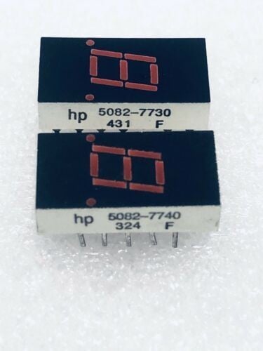 5082-7740 - AFFICHEUR 7 SEGMENTS ROUGE 7.6 mm