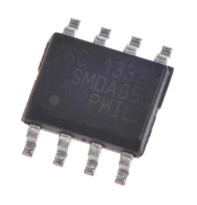 SMDA05 - DIODE UNI-DIRECTIONNELLE QUAD-ELEMENT, 300W, SOIC 8 BROCHES