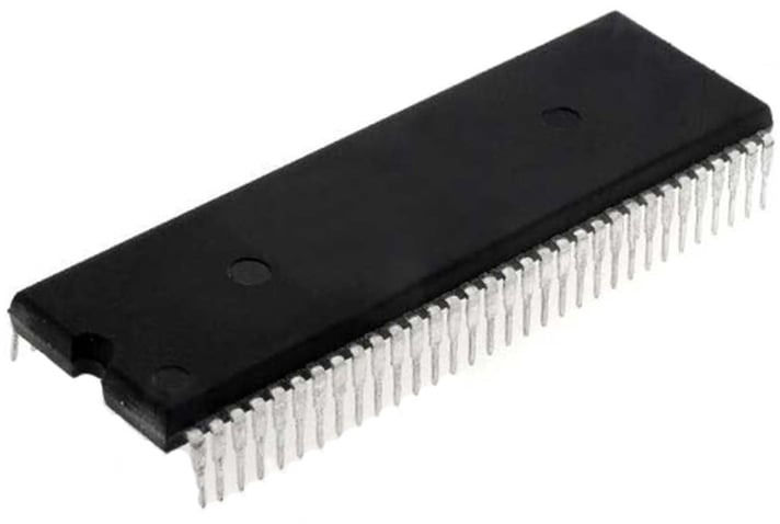 ST62T46BB6 - MICROCONTROLEUR, 8-BIT, ST6200 CPU, CMOS, SDIP, 56PIN