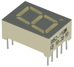 SA52-11HWA - AFFICHEUR 7 SEGMENTS NUMERIQUE LED ROUGE