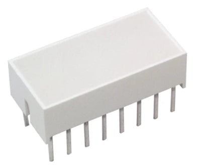 HLMP-2685 - RESEAU DE BARREGRAPHES RECTANGULAIRES A LED ROUGE