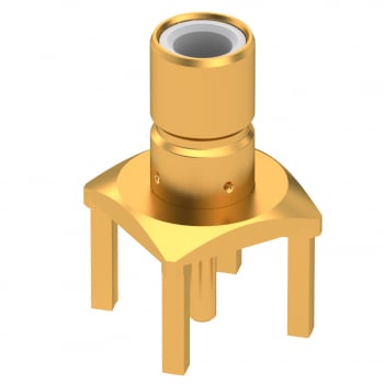 R114426000 - Connecteur coaxial / RF, Coaxial SMB A souder, 50 ohm, Laiton
