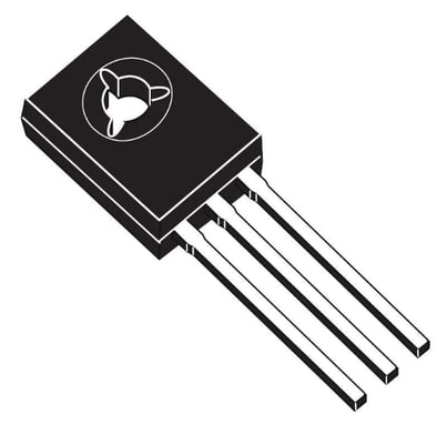 BD438 - Transistor bipolaire PNP 45V 4A. Boîtier: TO-126