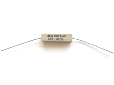 RYH5-6R8-5% - RESISTANCE BOBINEE DE PUISSANCE CERAMIQUE 6,8 Ohm