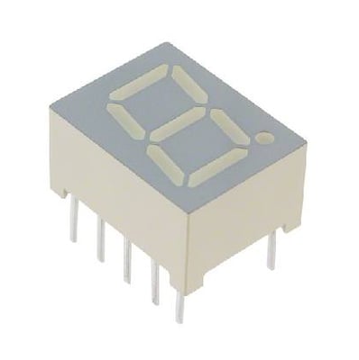 HD1107-O - AFFICHEUR LED 7 SEGMENTS AC SUPER ROUGE 10mm