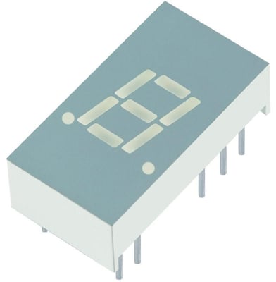 SCO3-12EWA - AFFICHEUR LED 7 SEGMENTS ROUGE