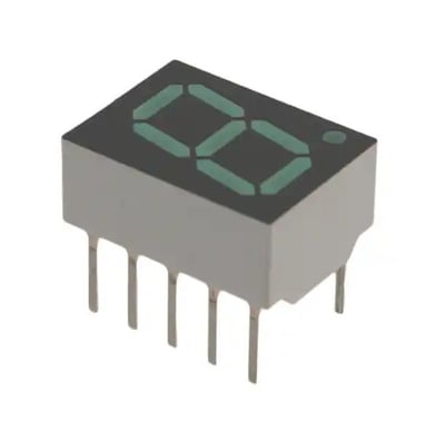 HDSP-F503-S02 - AFFICHEUR LED VERT 571NM 7 SEGMENTS
