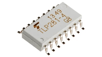 TLP281-4 (J,F) - OPTOCOUPLEUR 80V 25000 VRMS 4 CANAUX