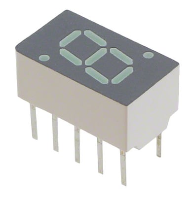 HDSP-7804 - AFFICHEUR 7 SEGMENTS LED VERT