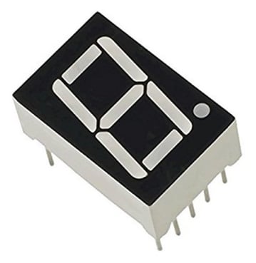HDSP-7407 - AFFICHEUR 7 SEGMENTS LED JAUNE