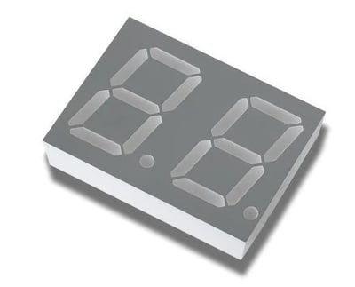 HDSP-5323 - AFFICHEUR 7 SEGMENTS 14.2MM ROUGE