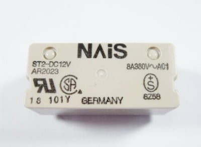 ST2-DC12V - RELAY GEN PURPOSE DPST 8A 12V