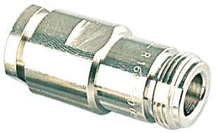 R161222000W - FICHE FEMELLE DROITE TYPE N 50ohms CABLE 11mm